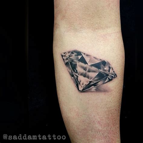 Diamond tattoo placement ideas