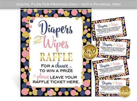 Diaper and Wipe Raffle Prizes