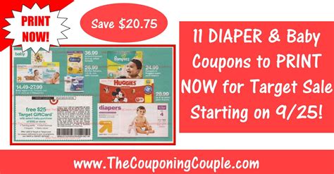 Diaper coupons clip