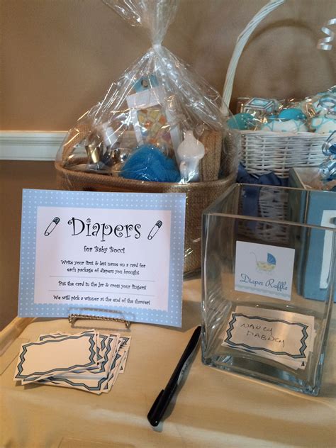 Diaper Raffle Ideas for Boys