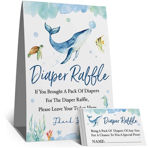 Diaper Raffle Sign