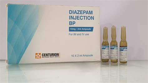 Diazepam injectable solution