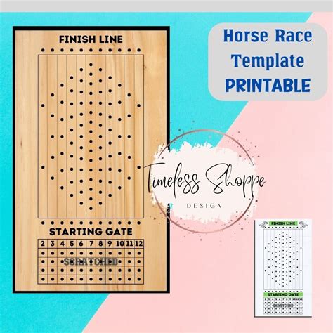 Dice Game Horse Racing Betting Template