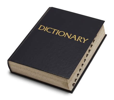 A person looking up a word definition in a dictionary