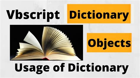 Dictionary Object Benefits