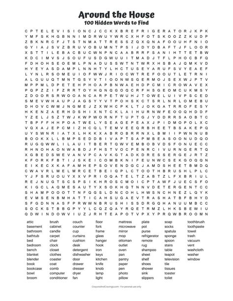 Difficult Word Searches for Adults