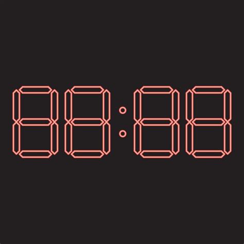 Digital Clock Face