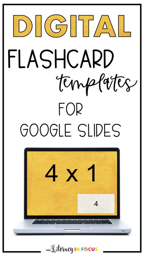 Digital Flashcard Template