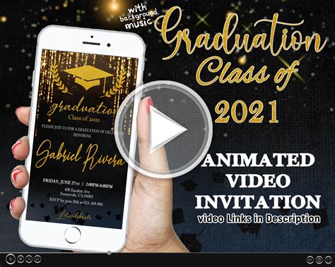 Digital Graduation Party Invitations