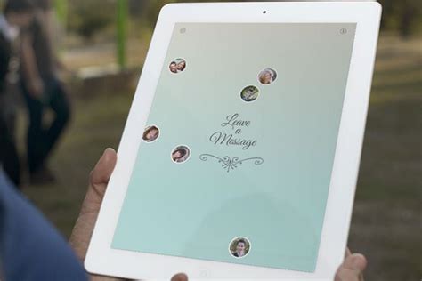 Digital guestbook