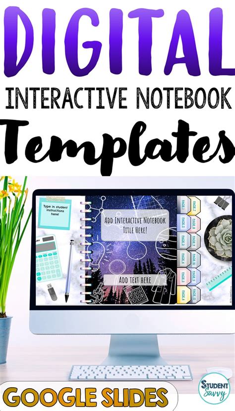 Digital Interactive Notebook Template 2