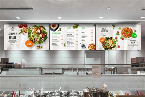 Digital menu board design example 3