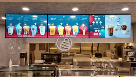 Digital menu board design example 2