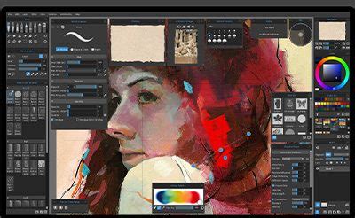 Digital painting software screenshot