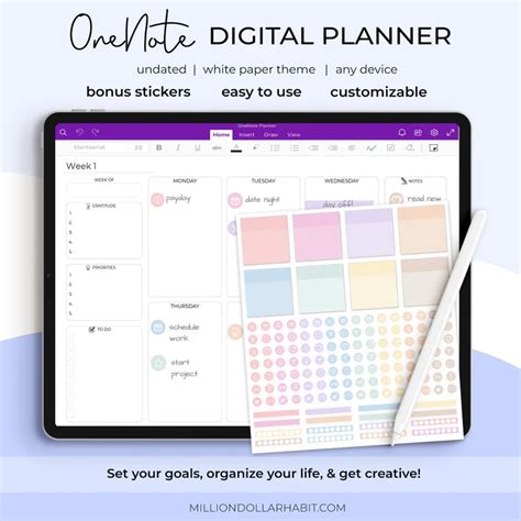 Digital Planner OneNote