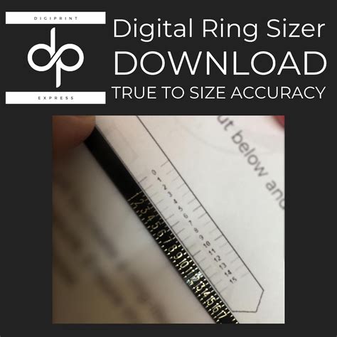 digital ring sizer