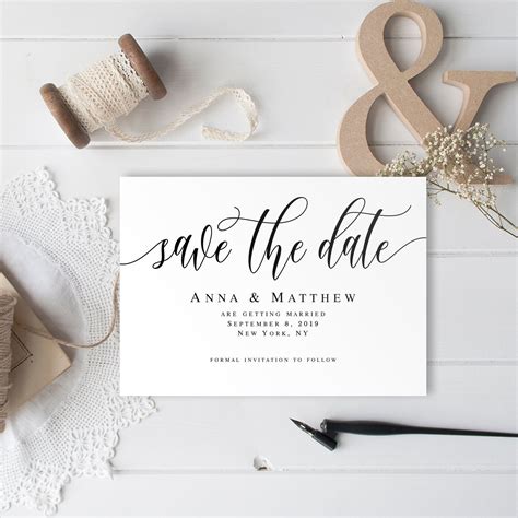 Digital Save the Date Templates