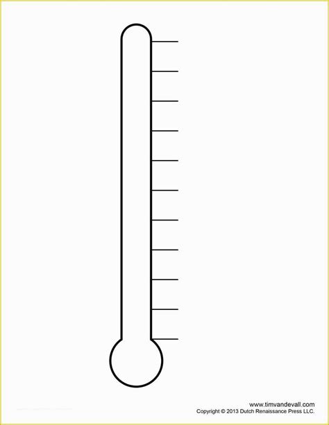 Digital Thermometer Template