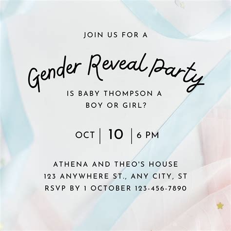 Digital Tools for Creating Your Gender Reveal Invitation Template