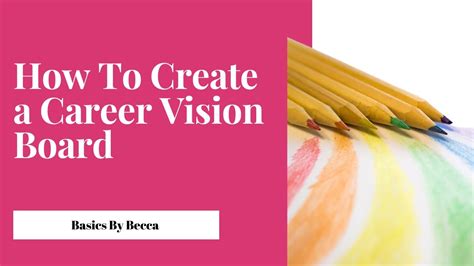 Digital vision board for career success