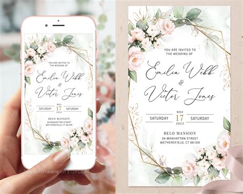 Digital Wedding Invitations