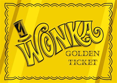 Digital Willy Wonka Golden Ticket