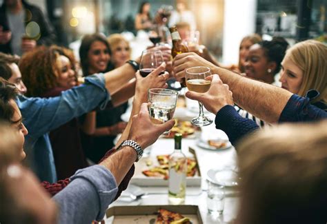 A family enjoying a special dinner celebration