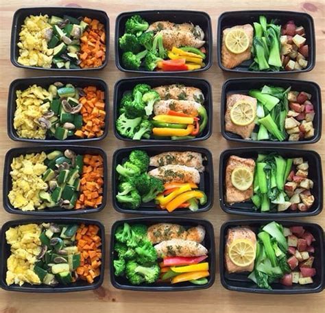 Dinner meal prep example