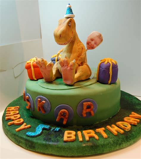 Dinosaur Birthday Cake