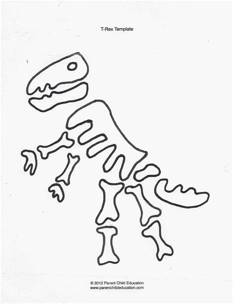 Dinosaur Bones Printable Templates