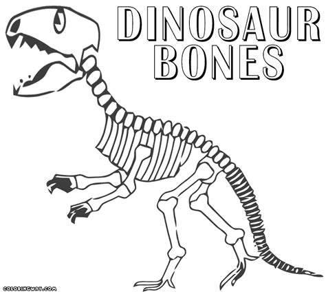 Dinosaur Bones Printable Template 6