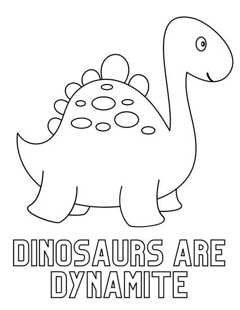 Dinosaur Coloring Pages