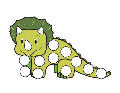 Dinosaur Do a Dot Printables Gallery 1