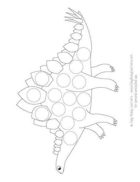 Dinosaur Do a Dot Worksheet Gallery 7