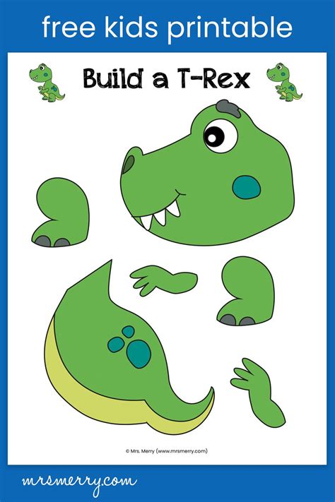 Dinosaur printable crafts