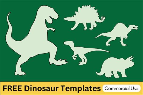 Types of Dinosaur Templates