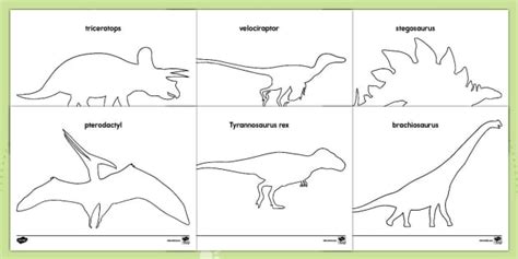 Dinosaur Templates for Education