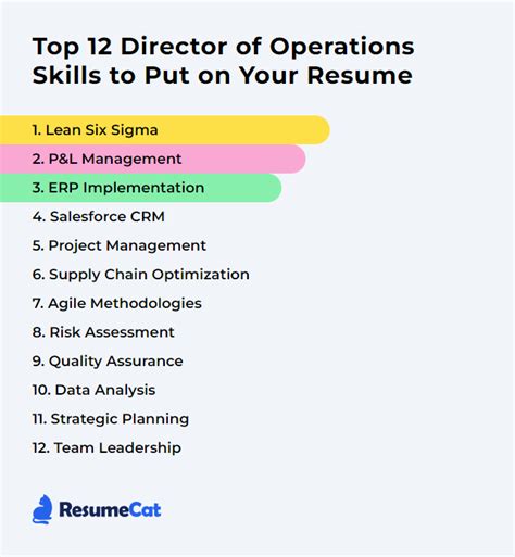 Key Skills and Qualifications for a Director of Operations