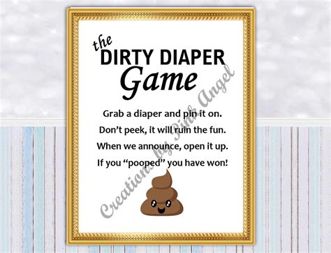 Dirty Diaper Game Variations