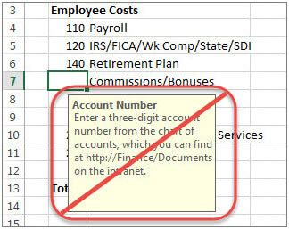 Disable data validation