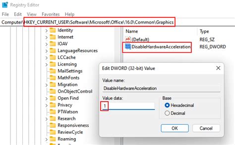 Disable Hardware Graphics Acceleration in Excel