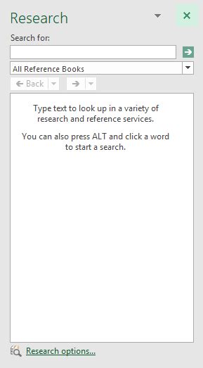 Disable Research Tab