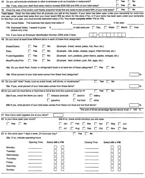 Disaster Food Stamps Application Form