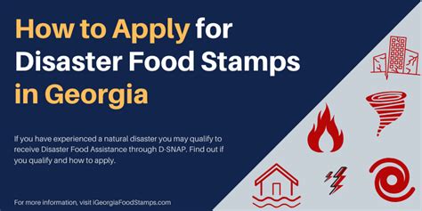 Disaster Food Stamps Application Steps