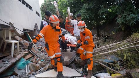 Airmen responding to a natural disaster