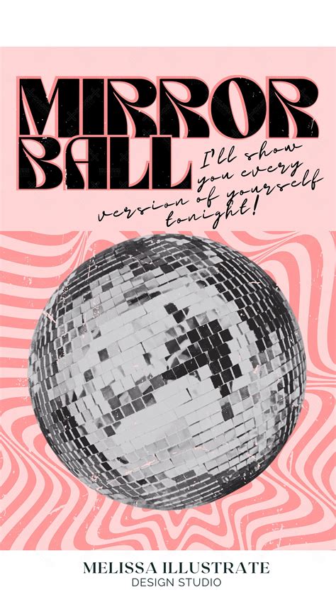 Disco Ball Poster Printable