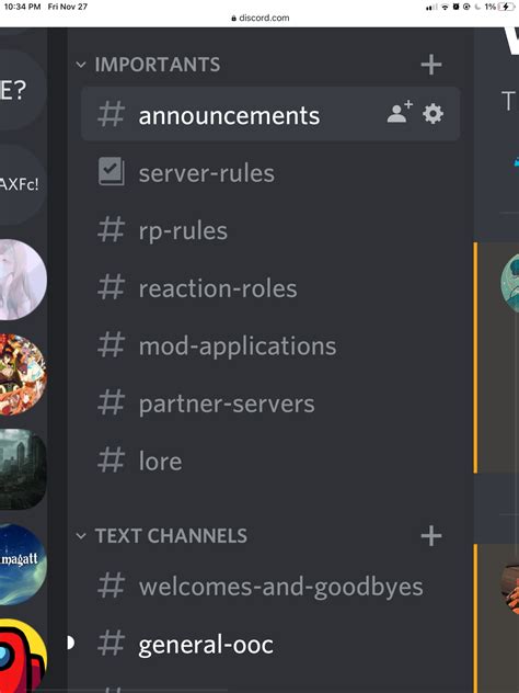 Discord Channels