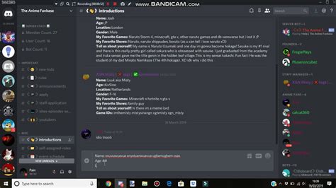 Discord Community Intros