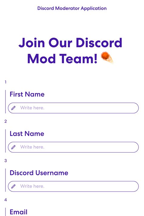 A comprehensive Discord mod application template