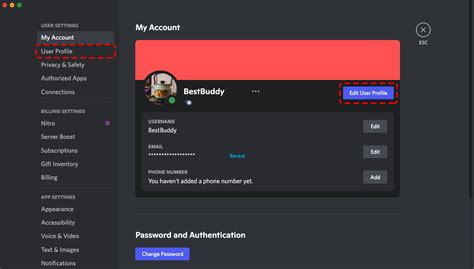 Discord Profile Example